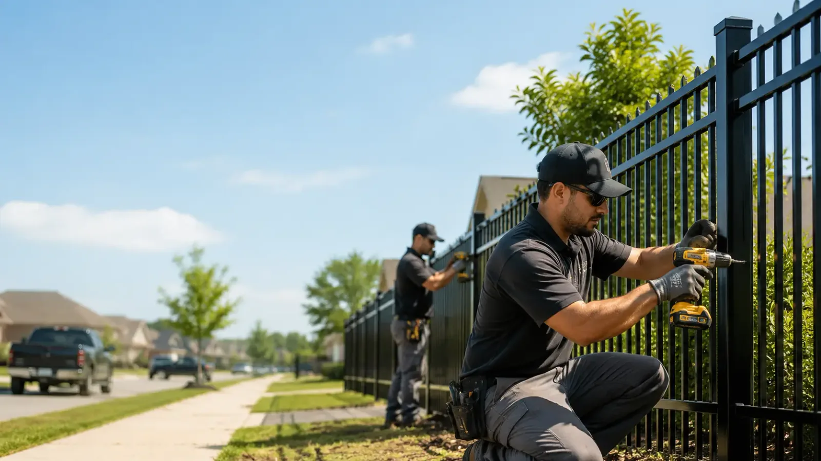 Metal Fence Installation in Maud, OK
